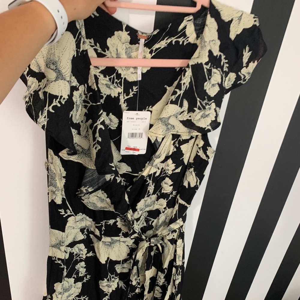 Free People Ruffle Wrap dress